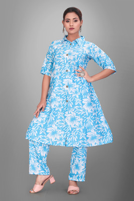 Look Classic Women Ethnic Top Pant Set