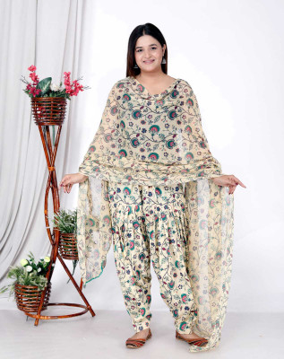 HANVIK TRADERS Women Patiala Dupatta Set