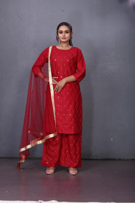 HOC's Women Kurta Pant Dupatta Set