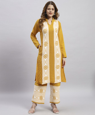 MYLES Women Kurta Palazzo Set