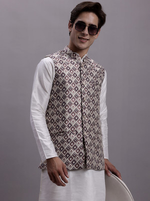 Jompers Sleeveless Printed Men Jacket