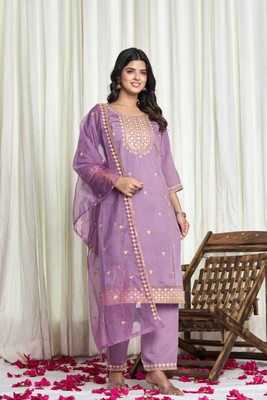 Rashika creation Women Kurti Pant Dupatta Set