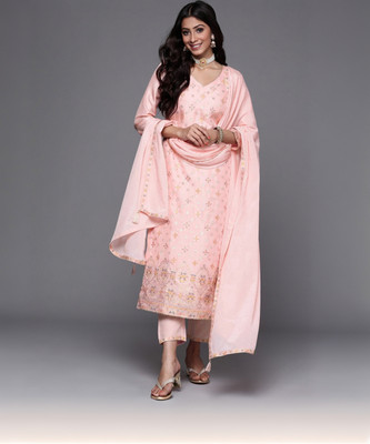 LIBAS Women Kurta Pant Set