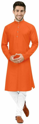 Guru Creations Men Kurta Pyjama Set
