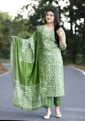 HouseOfCommon Women Kurti Pant Dupatta Set