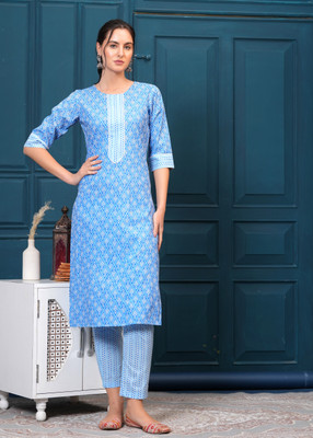 Lamba Creations Women Kurti Pant Set