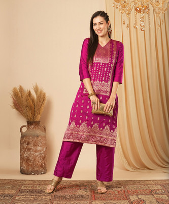 Globus Women Kurta Pant Set