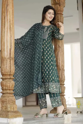 YATVIK Women Kurta Pant Dupatta Set