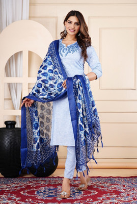 HouseOfCommon Women Kurta Pant Dupatta Set