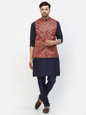TS Lifestyle Men Kurta Churidar Ethnic Jacket Set