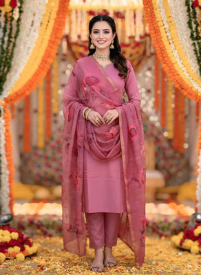 Hiti Creations Women Kurti Pant Dupatta Set