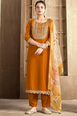khodal Printed Kurta, Salwar & Dupatta Set