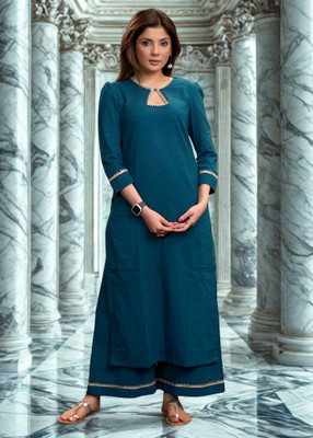 Neev's Dizain Studio Women Kurti Pant Set