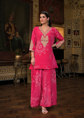 HouseofRivaa Women Kurti Palazzo Set
