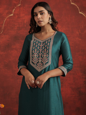 Indo Era Women Kurta Pant Set