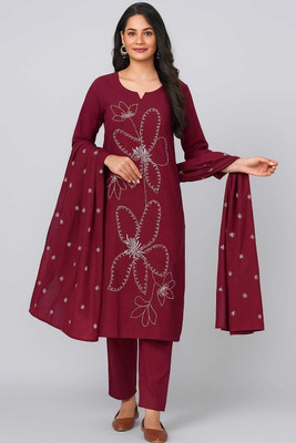 VIDHI Women Kurti Pant Dupatta Set