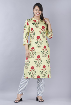 RadheRadheKurti Women Kurta Pant Set