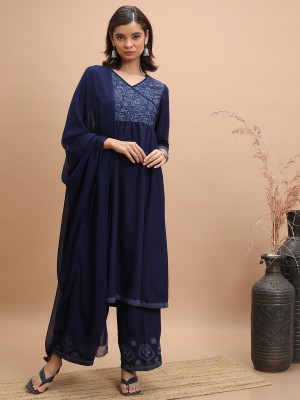 Vishudh Women Kurta Pant Dupatta Set