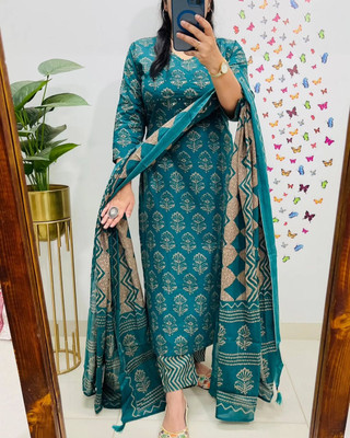 DALIRAMA Women Kurti Pant Dupatta Set