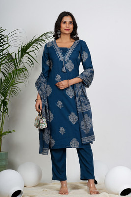 VBUYZ Women Kurta Pant Dupatta Set