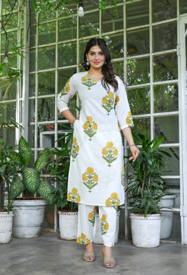 KRAFTTALESINDIA Women Kurti Pant Set