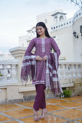 anushansa Women Kurti Pant Dupatta Set