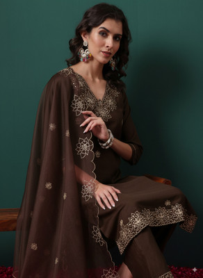 Royal Export Women Kurta Pant Dupatta Set