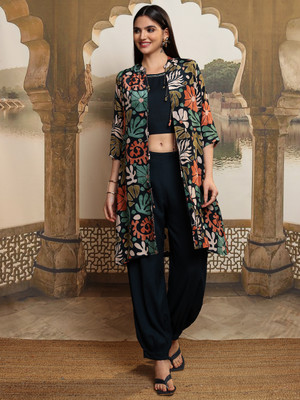 Vishudh Women Ethnic Top Pant Set