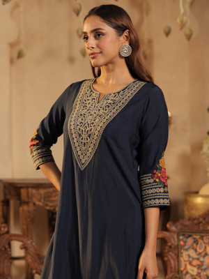 Indo Era Women Kurta Pant Set