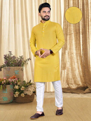 LANGIT Men Kurta Pyjama Set