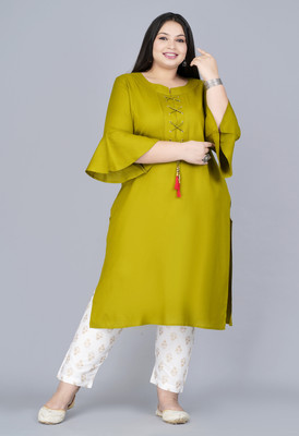 LABULY Women Kurti Pant Set
