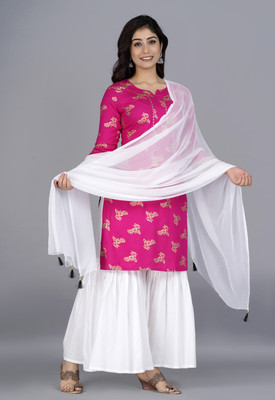 rivaan Women Kurta Sharara Dupatta Set