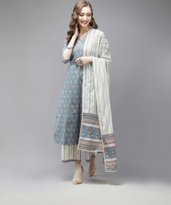LIBAS Women Kurta Palazzo Set