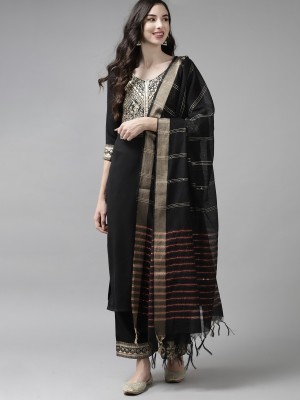 Indo Era Women Kurta Palazzo Dupatta Set