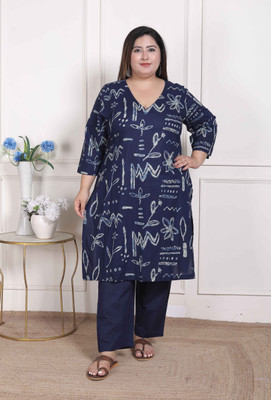 MIRAVAN Women Kurta Palazzo Set