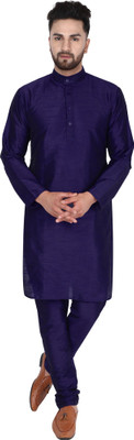 SKAVIJ Men Kurta Pyjama Set
