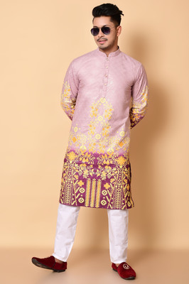 NFC CREATION Men Kurta Pyjama Set