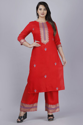 Rangrez Women Kurta Palazzo Set