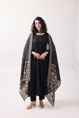 Toochki Women Ethnic Top Pant Dupatta Set