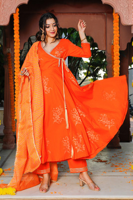 INDI INSIDE Women Kurta Pant Dupatta Set