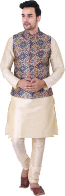 JEXI Men Kurta Pyjama Ethnic Jacket Set