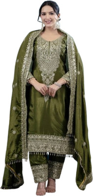 NF FAB Women Ethnic Top Pant Dupatta Set