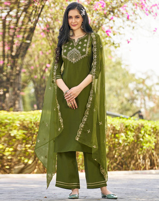 Skylee Women Kurta Pant Dupatta Set