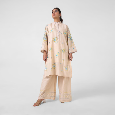 pehnawnii Women Ethnic Top Palazzo Set
