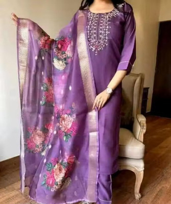 RUTSH CREATION Women Kurti Pant Dupatta Set