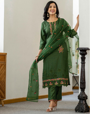 Skylee Women Kurta Pant Dupatta Set