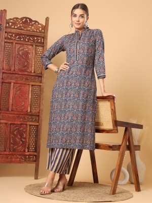 Tissu Women Kurta Palazzo Set