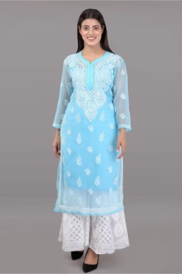 Chikankari by fs fashion Women Kurta Sharara Set