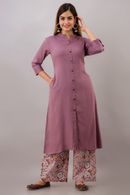 Mauka Women Kurta Palazzo Set