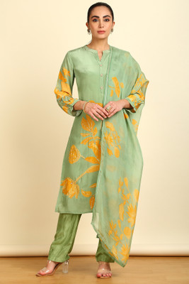 soch Women Kurta Pant Attached Dupatta Set